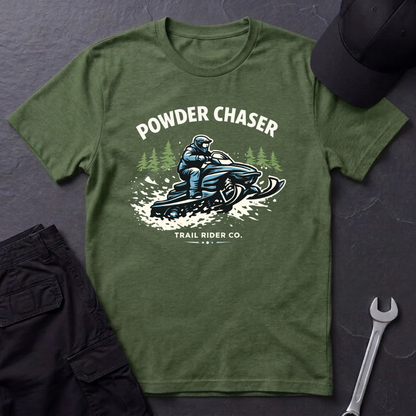 Powder Chaser Snowmobile  T-Shirt