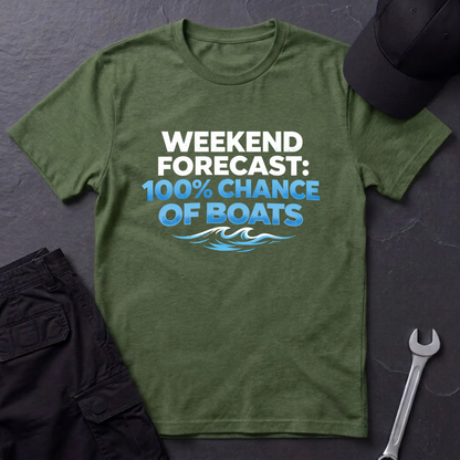100% Chance Of Boats T-Shirt