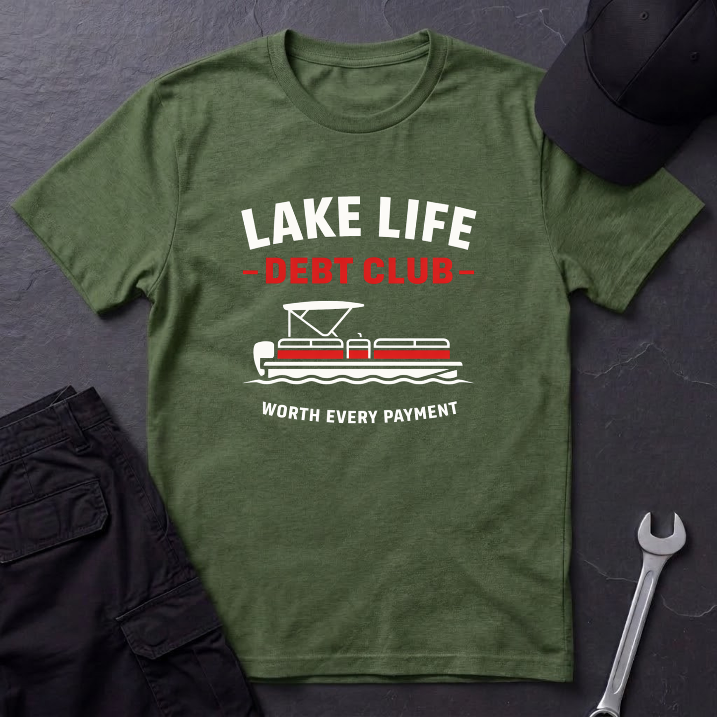 Lake Life Debt Club  T-Shirt