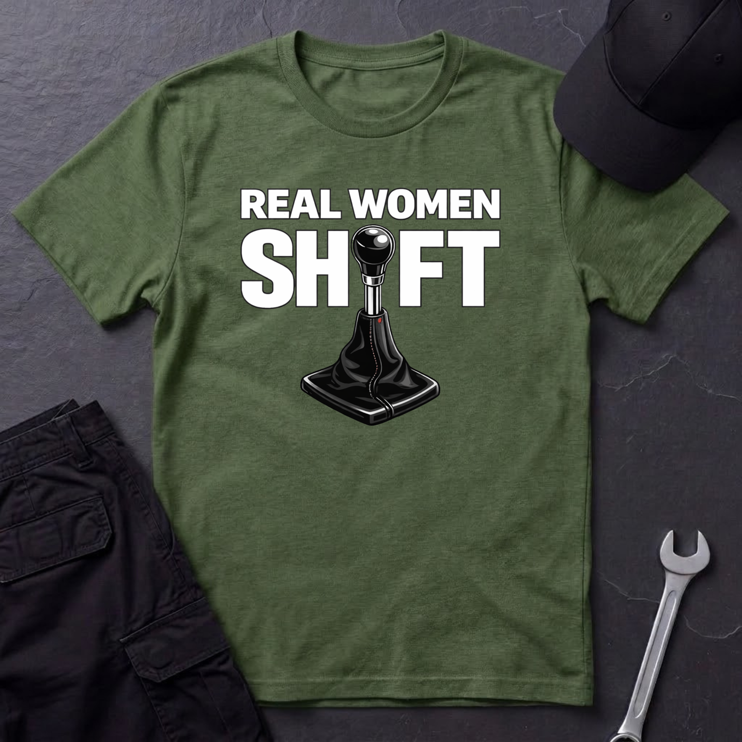 Real Women Shift white  T-Shirt