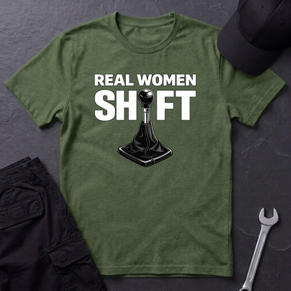 Real Women Shift white  T-Shirt