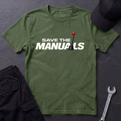 Save The Manuals Outline  T-Shirt