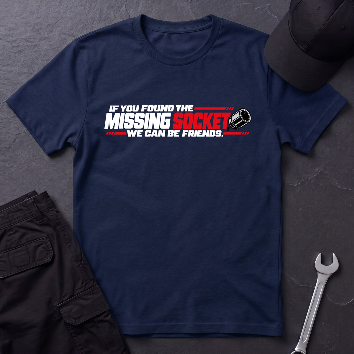 Missing Socket   T-Shirt