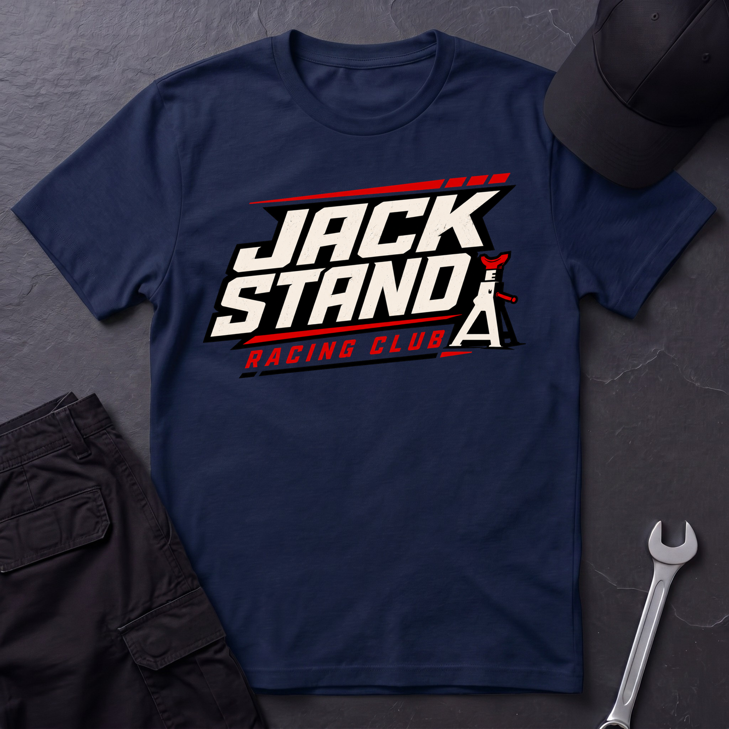 Jack Stand Race Club  T-Shirt