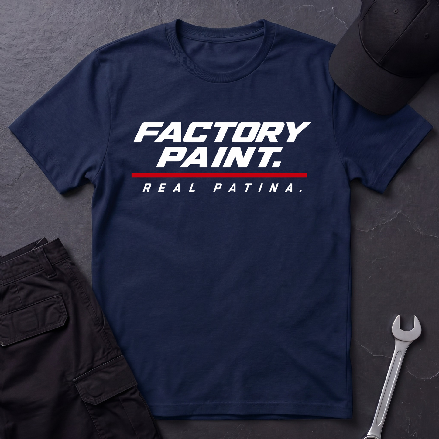Factory Paint.   T-Shirt