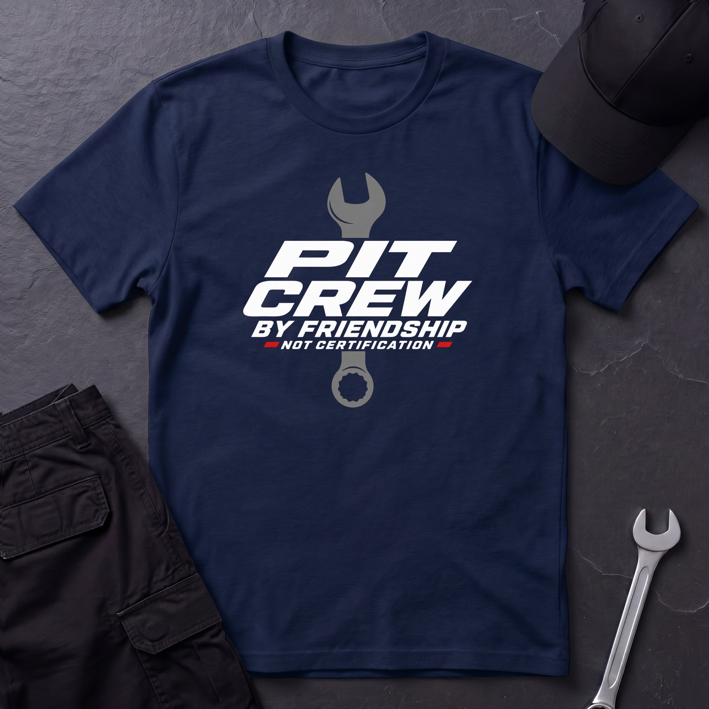 Pit Crew By Friendship  T-Shirt