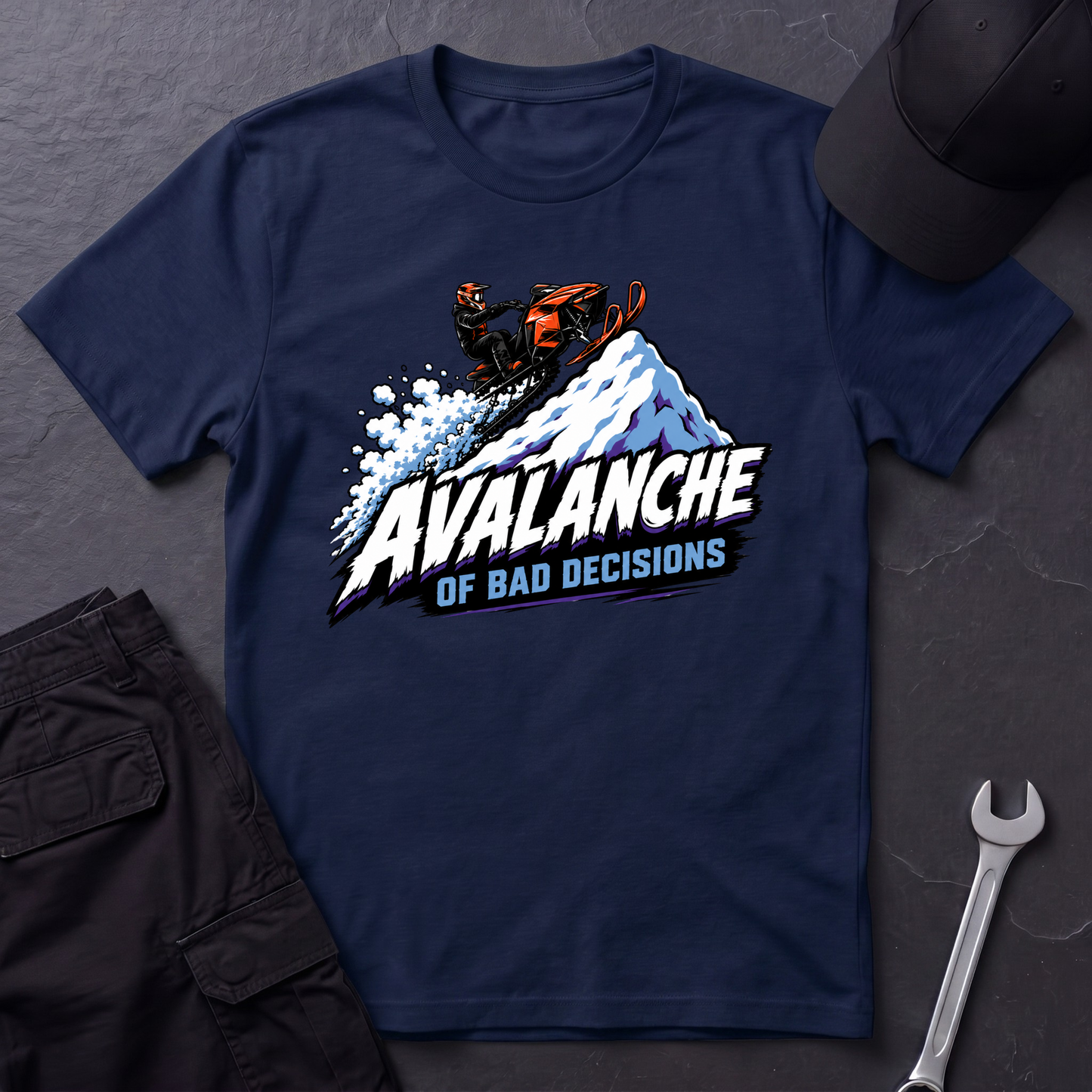 Avalanche Of Bad Decisions  T-Shirt