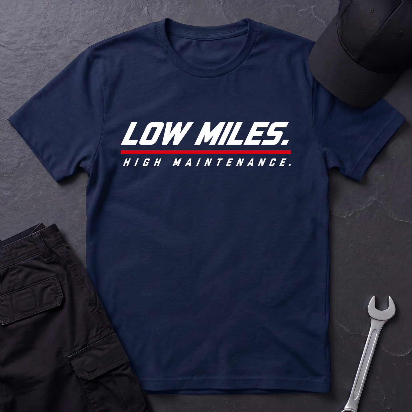 Low Miles.   T-Shirt