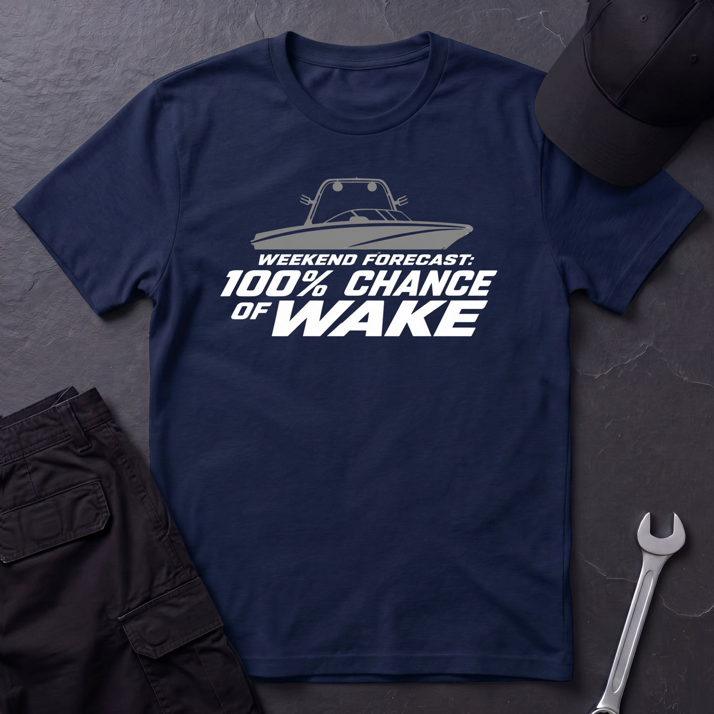 100% Chance Of Wake   T-Shirt