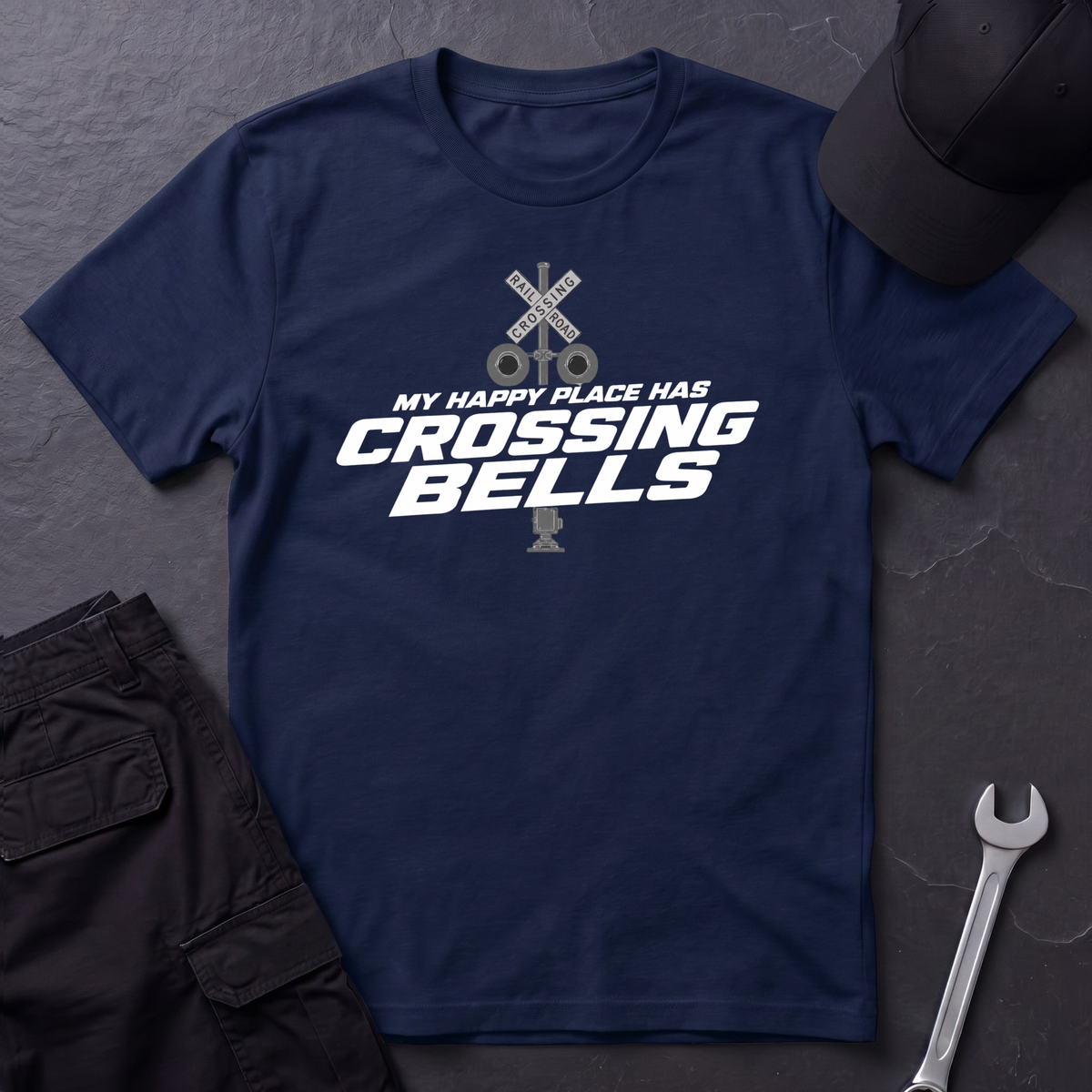 Happy Place Crossing Bells  T-Shirt