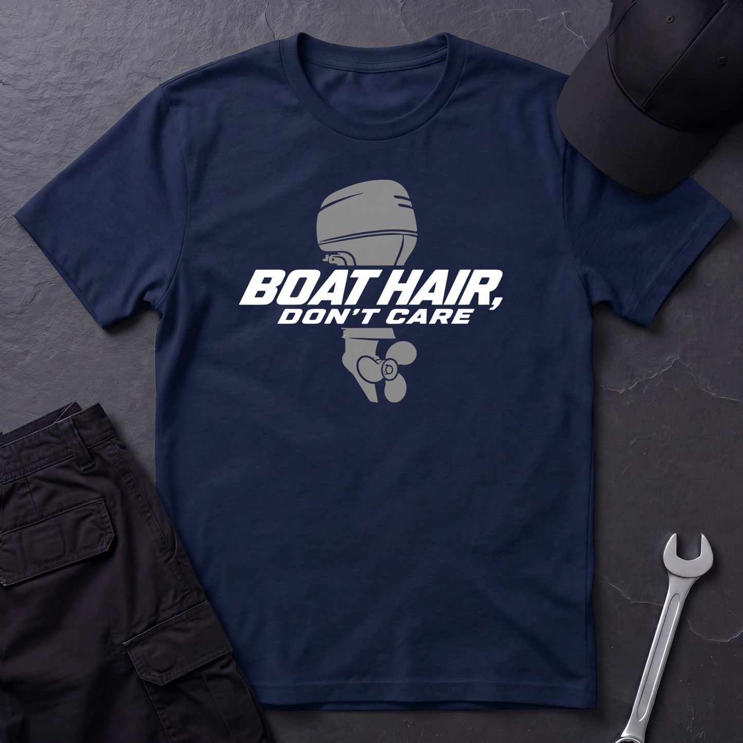 Boat Hair, Don't Care  T-Shirt