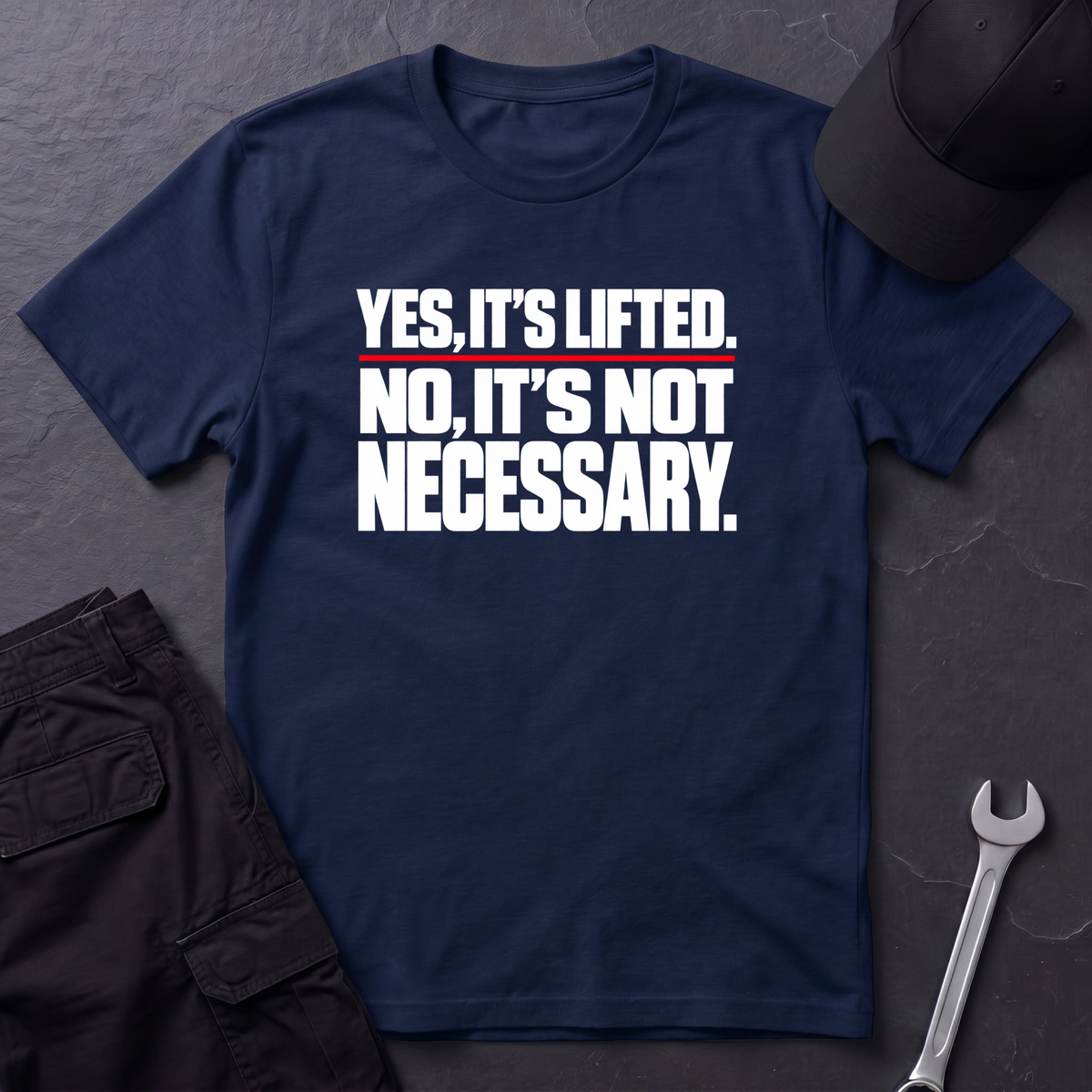 Yes, It's Lifted.  T-Shirt