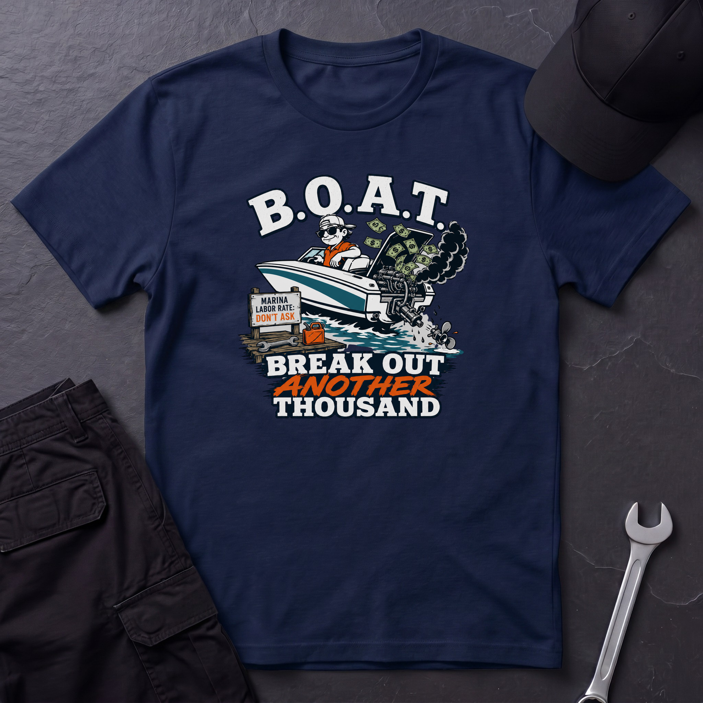 B.O.A.T. Design T-Shirt
