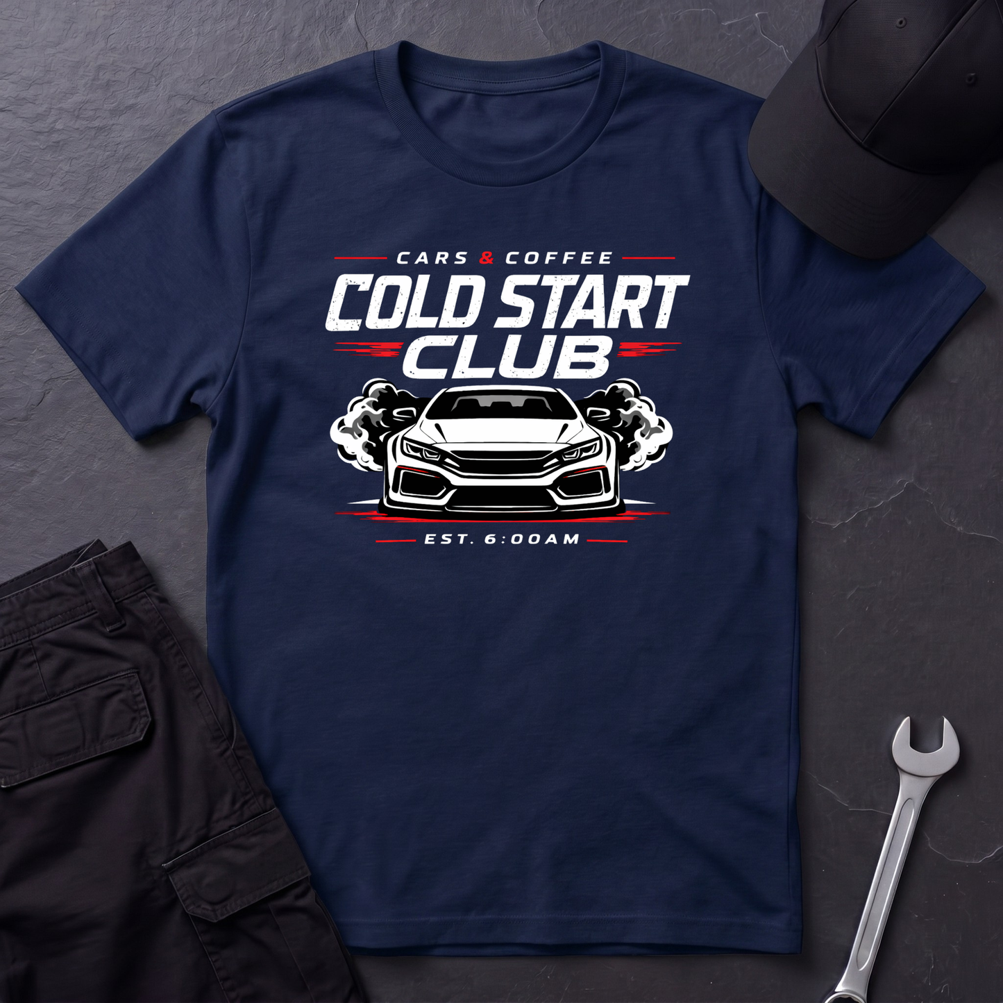 Cold Start Club Est 9:00AM T-Shirt