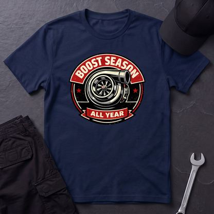 Boost Season All Year dark T-Shirt