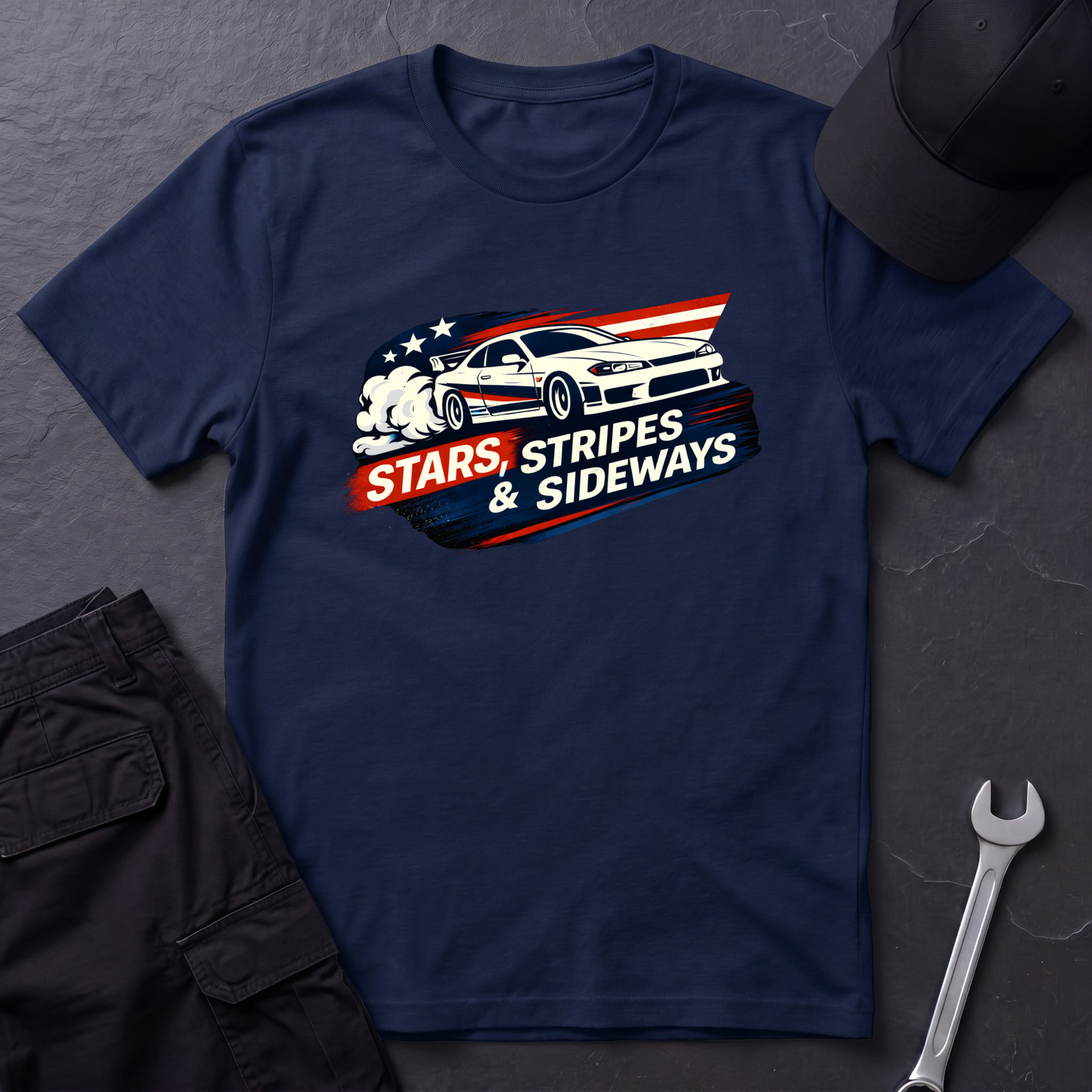 Stars,Stripes, And Sideways  T-Shirt