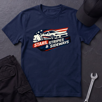 Stars,Stripes, And Sideways  T-Shirt