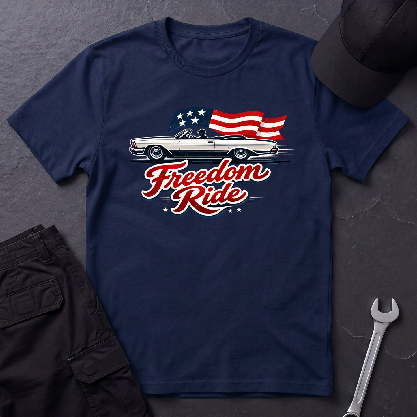 Freedom Ride Flag T-Shirt