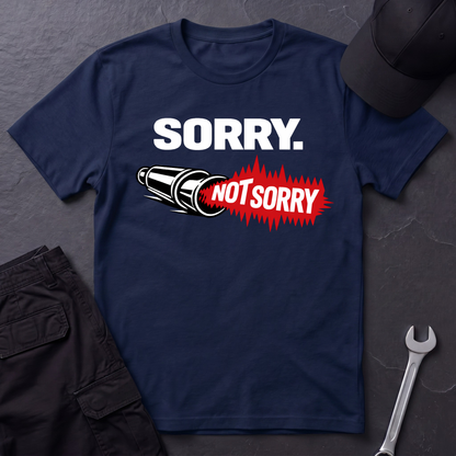 Sorry. Not Sorry. white  T-Shirt
