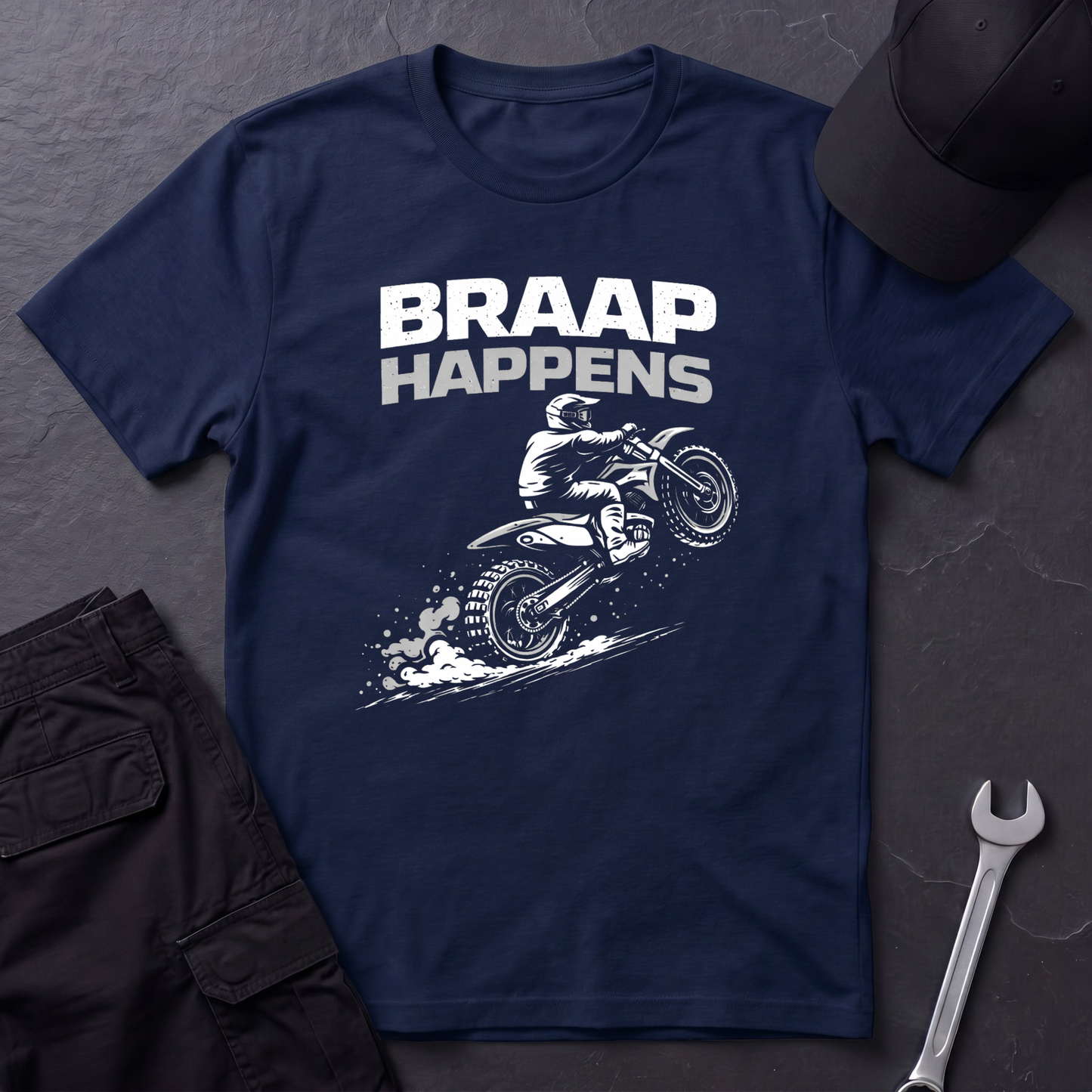 Braap Happens Dirtbike T-Shirt