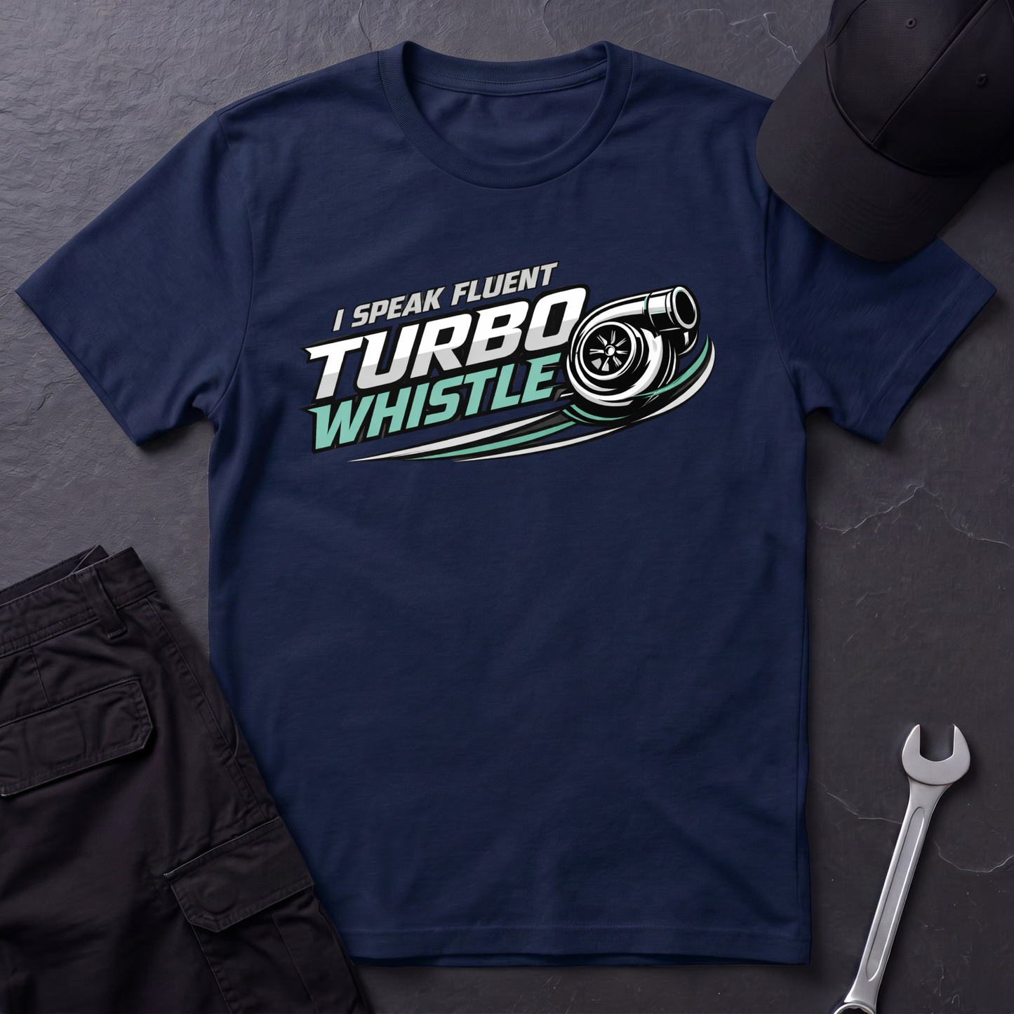 Speak Fluent Turbo Whistle  T-Shirt