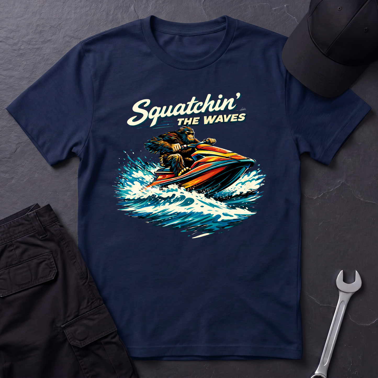 Squatchin' The Waves  T-Shirt