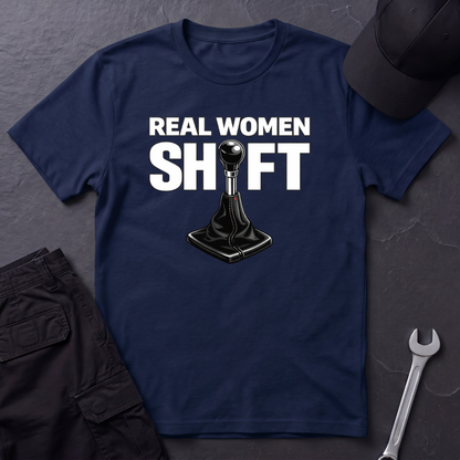 Real Women Shift white  T-Shirt