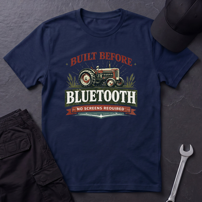 Before Bluetooth Tractor T-Shirt