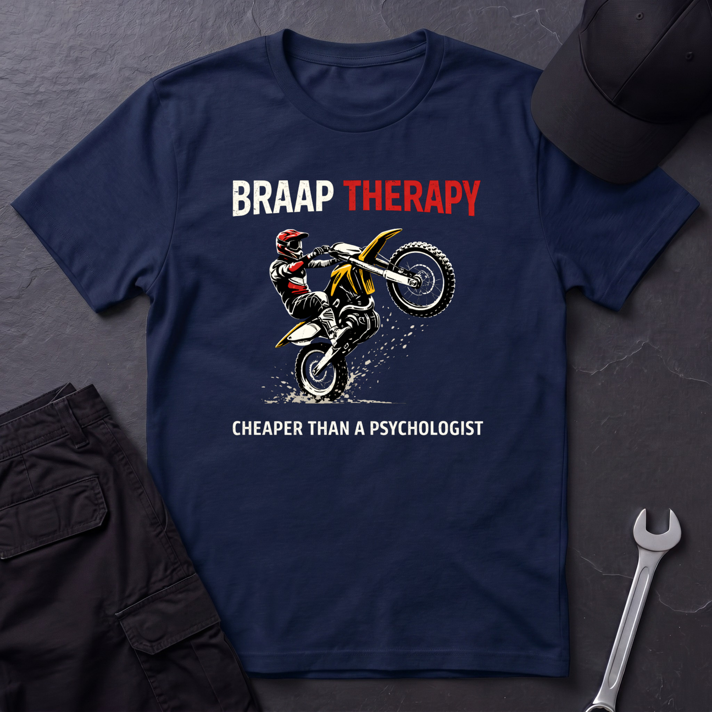 Braap Therapy Dirtbike T-Shirt