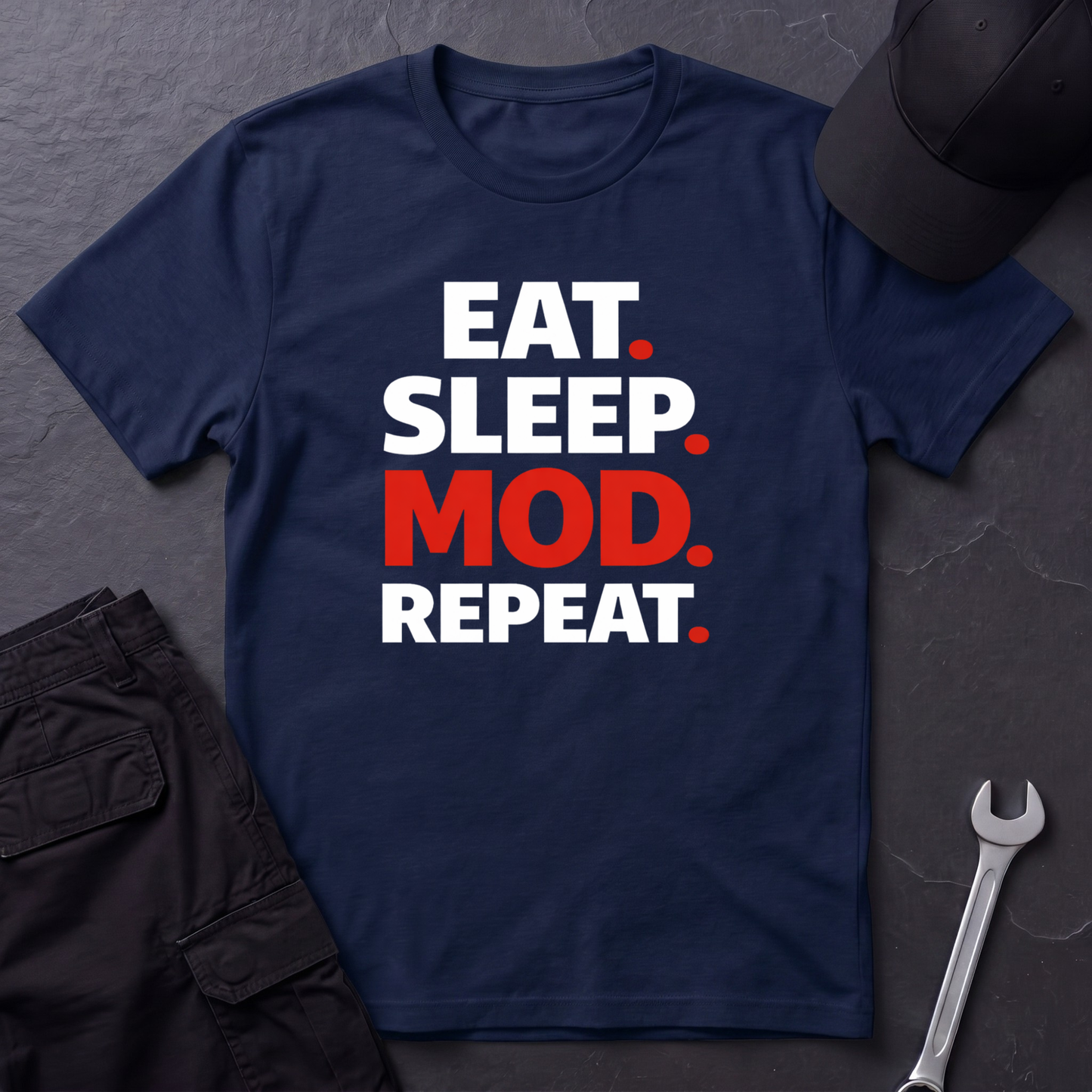 Eat. Sleep. Mod. Repeat. T-Shirt