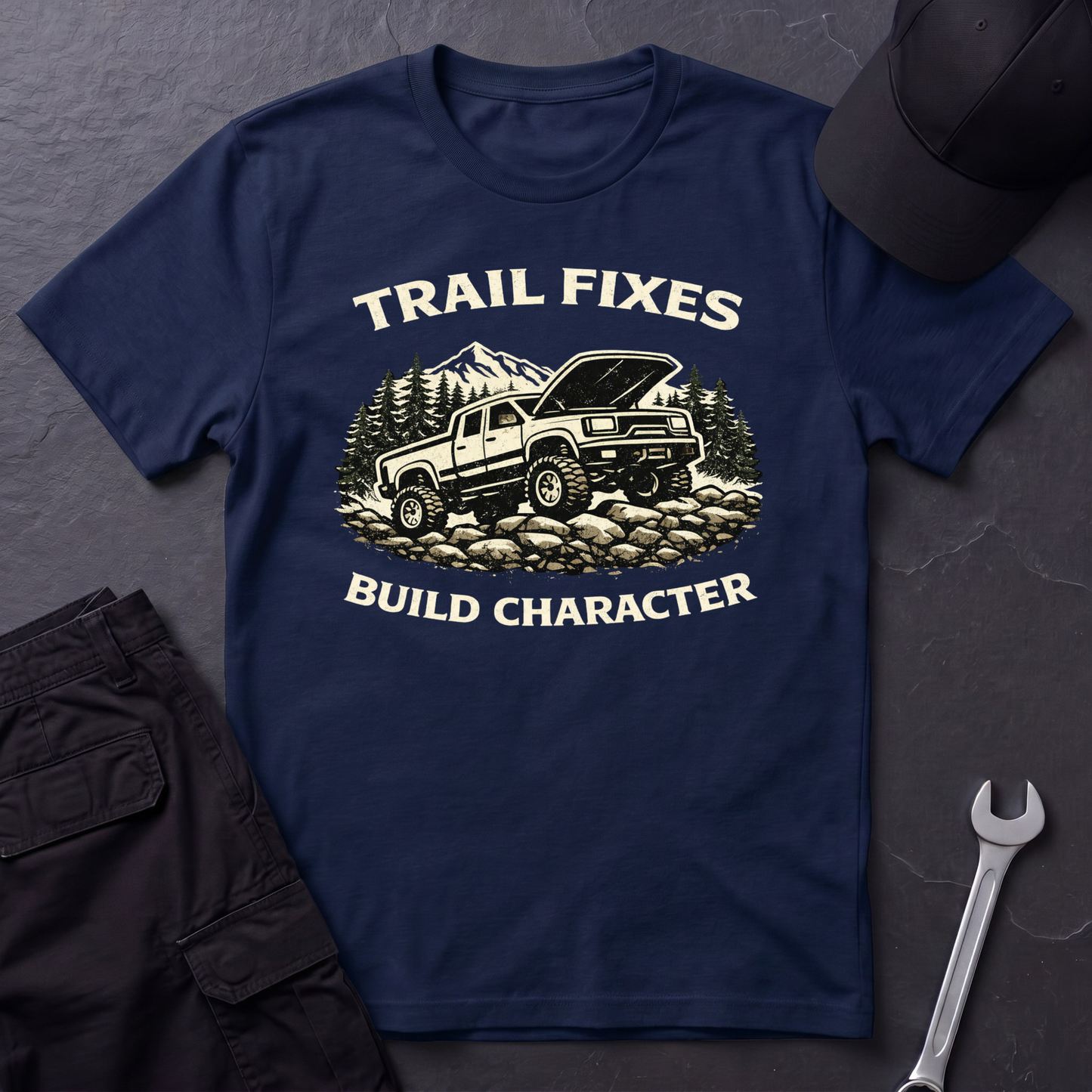 Trail Fixes Build Character  T-Shirt