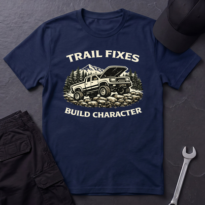 Trail Fixes Build Character  T-Shirt