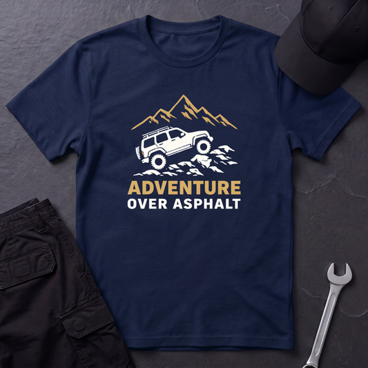 Adventure Over Asphalt T-Shirt