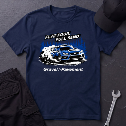 Flat Four. Full Send. T-Shirt