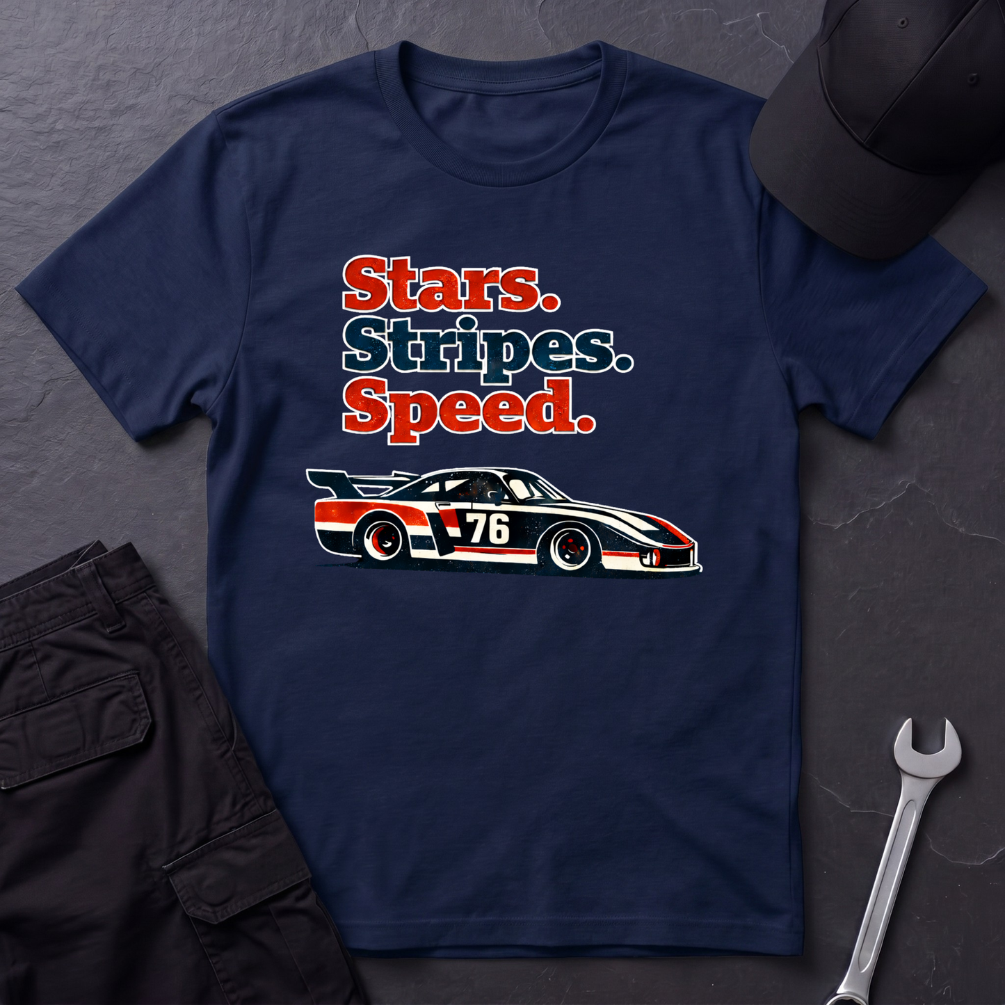 Stars. Stripes. Speed. T-Shirt