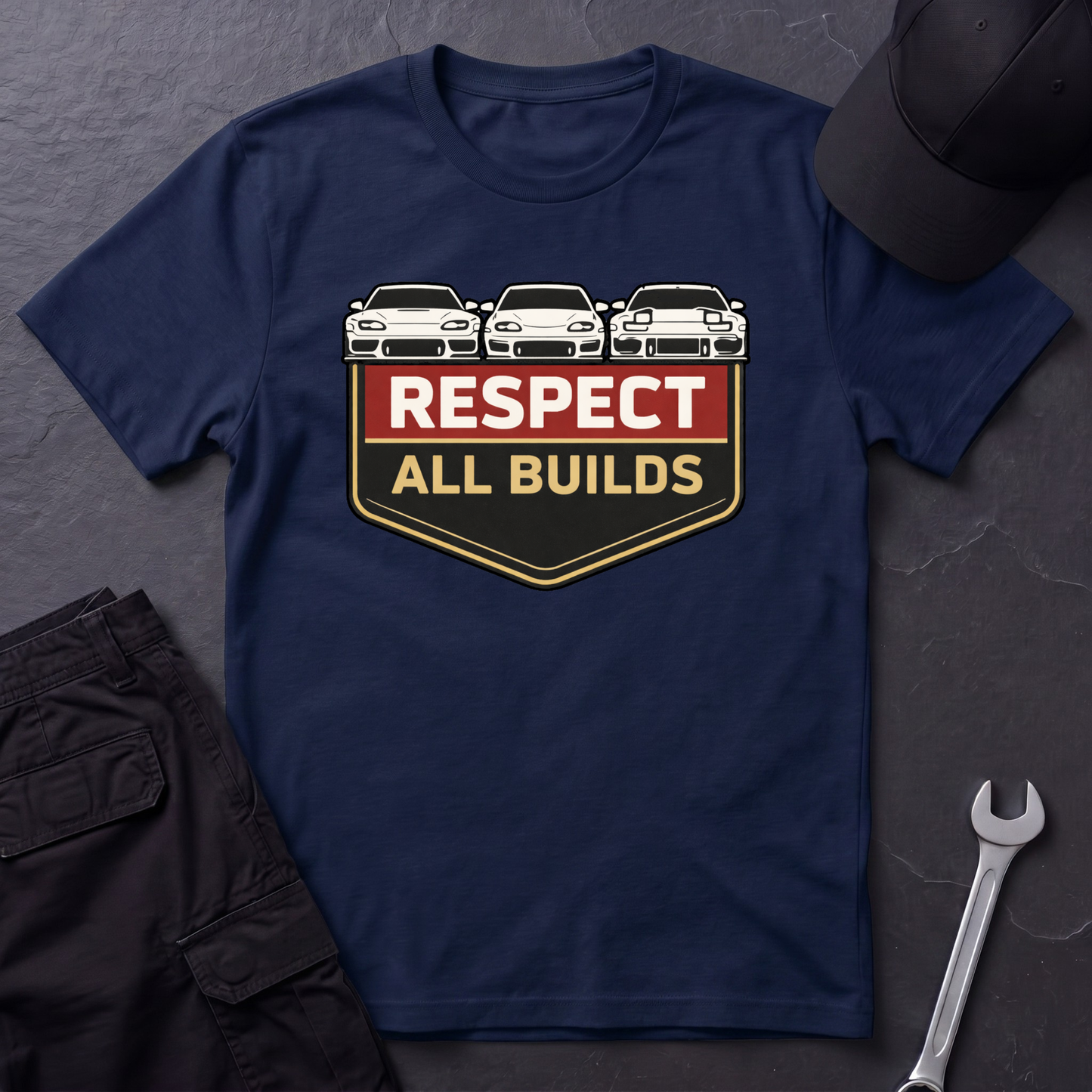 Respect All Builds  T-Shirt