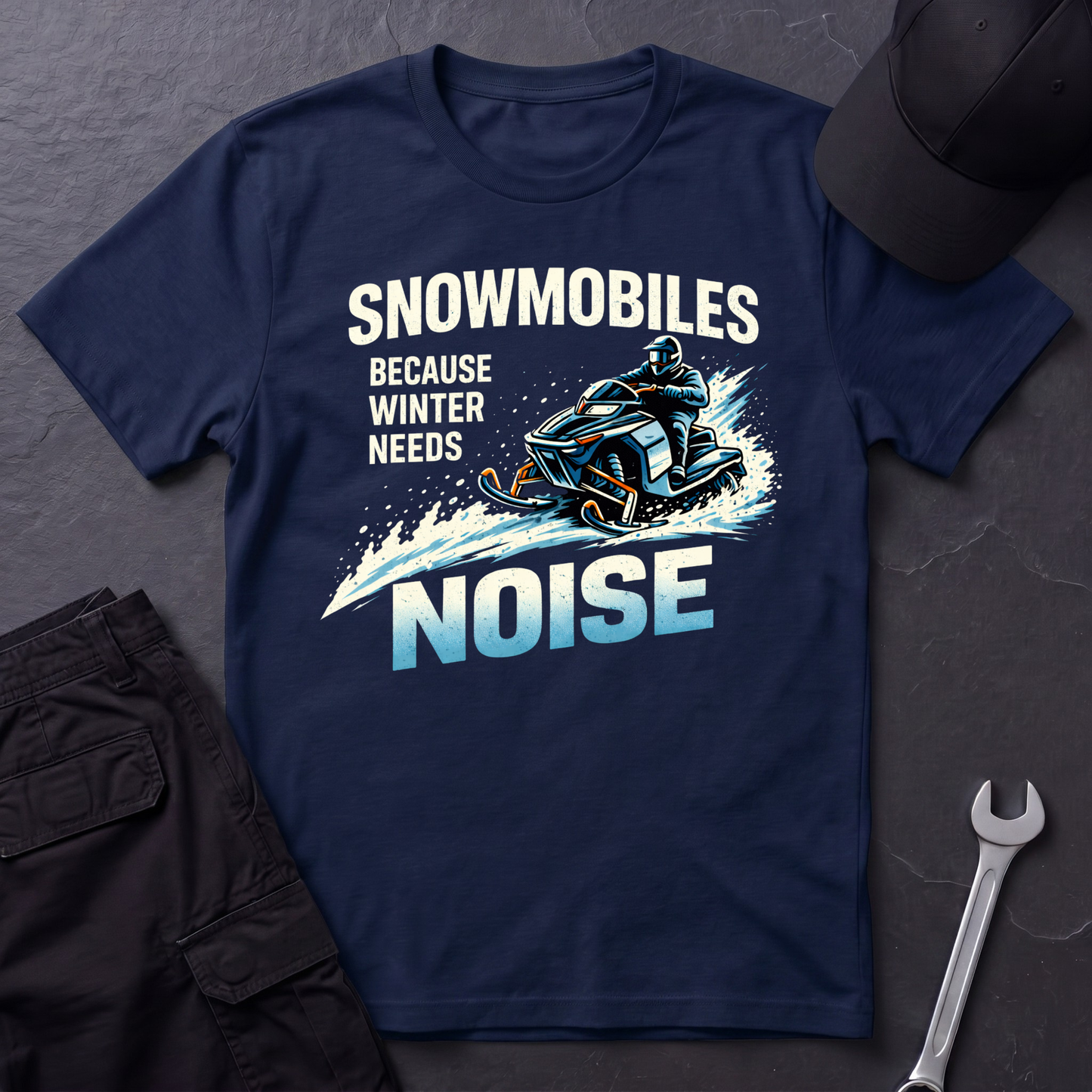 Snowmobiles, Because Winter Needs Noise  T-Shirt