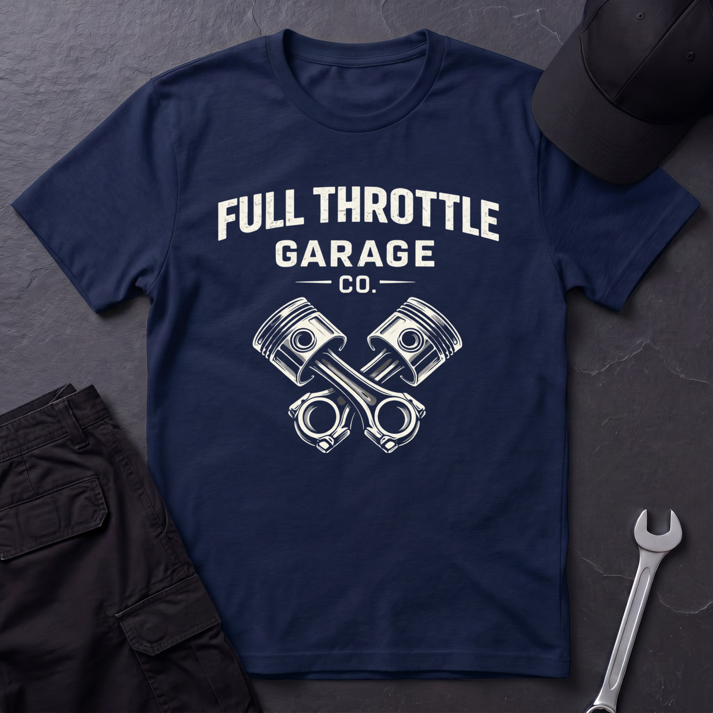 Full Throttle Garage  T-Shirt