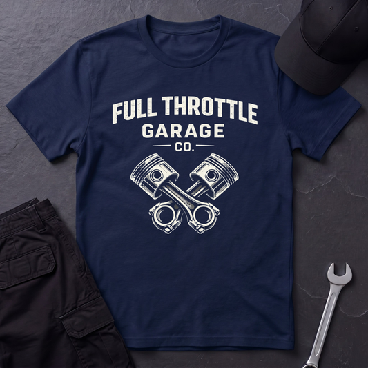 Full Throttle Garage  T-Shirt
