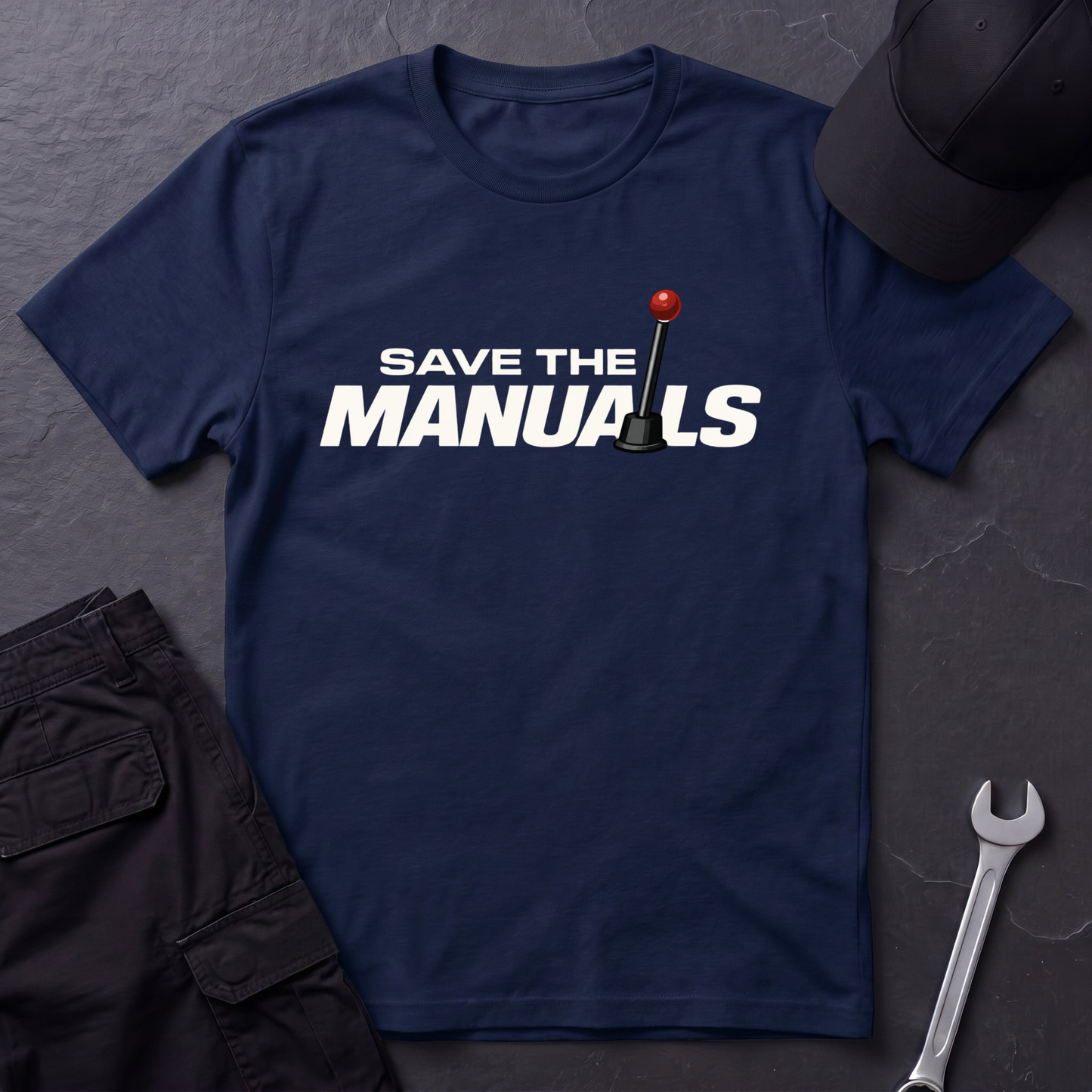 Save The Manuals Outline  T-Shirt