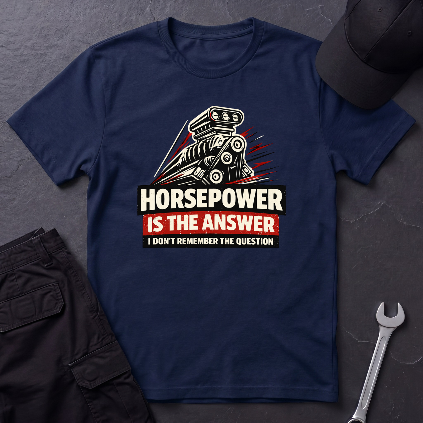 Horsepower Is The Answer  T-Shirt