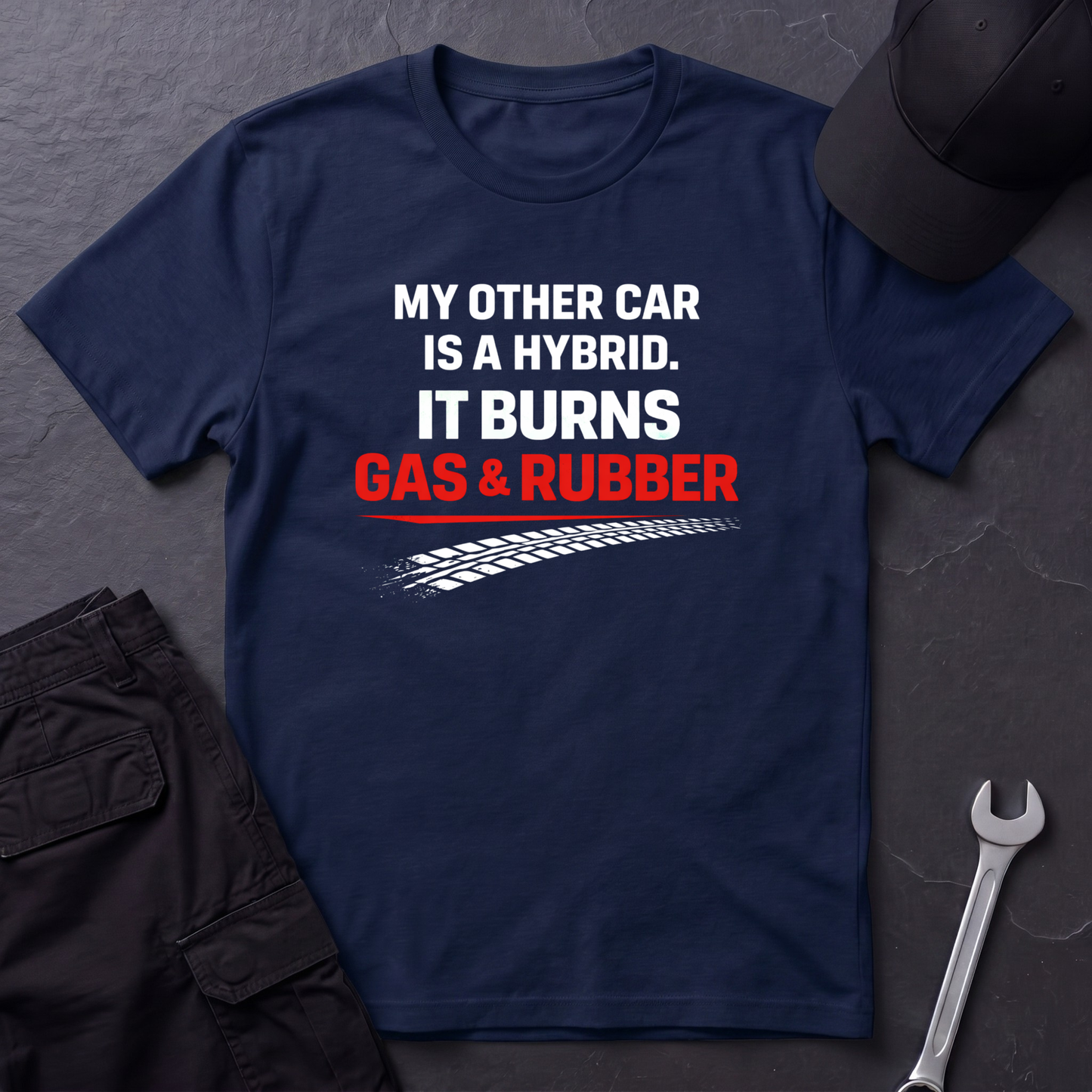 It Burns Gas & Rubber T-Shirt