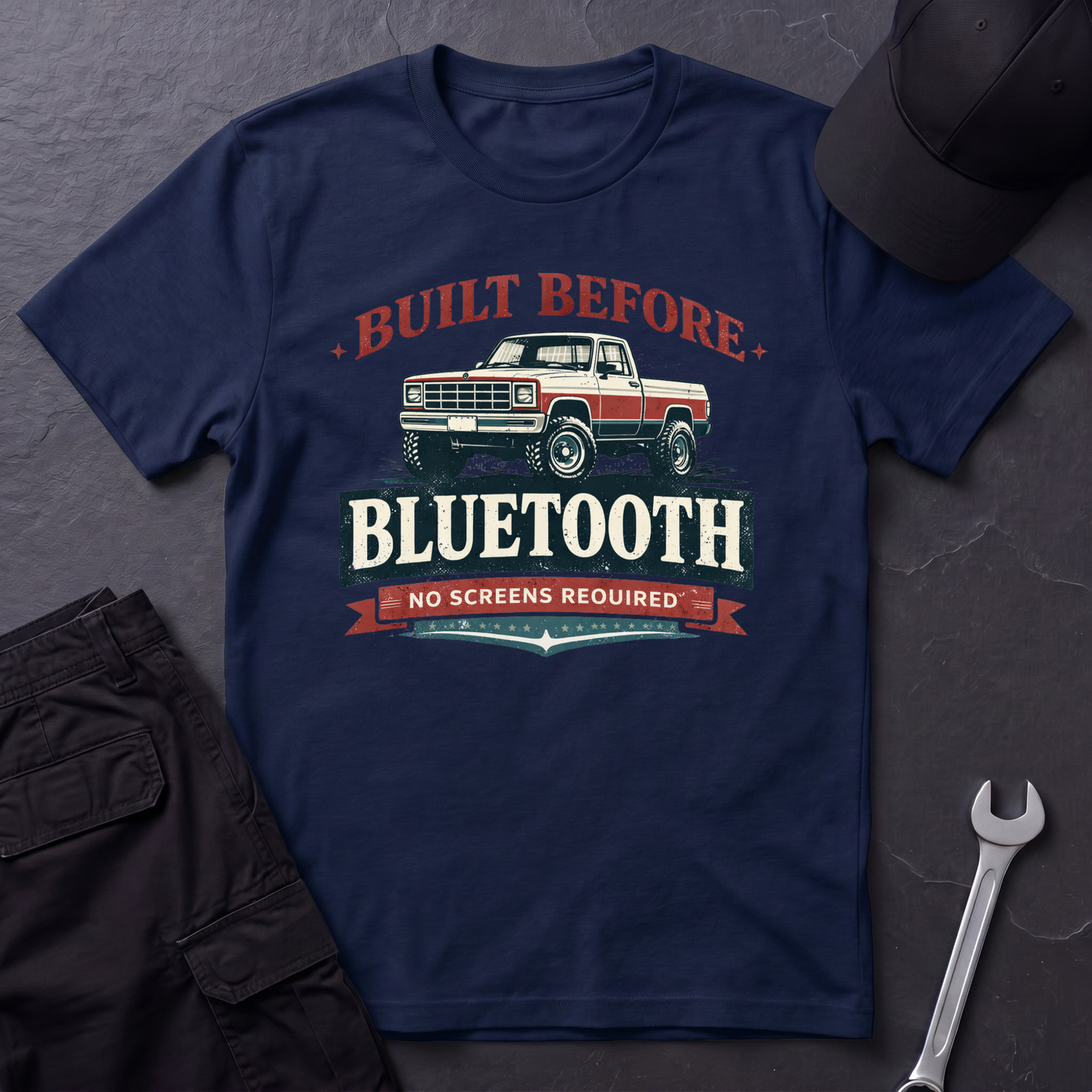 Before Bluetooth Squarebody T-Shirt