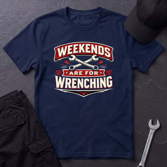Weekends Are For Wrenching T-Shirt