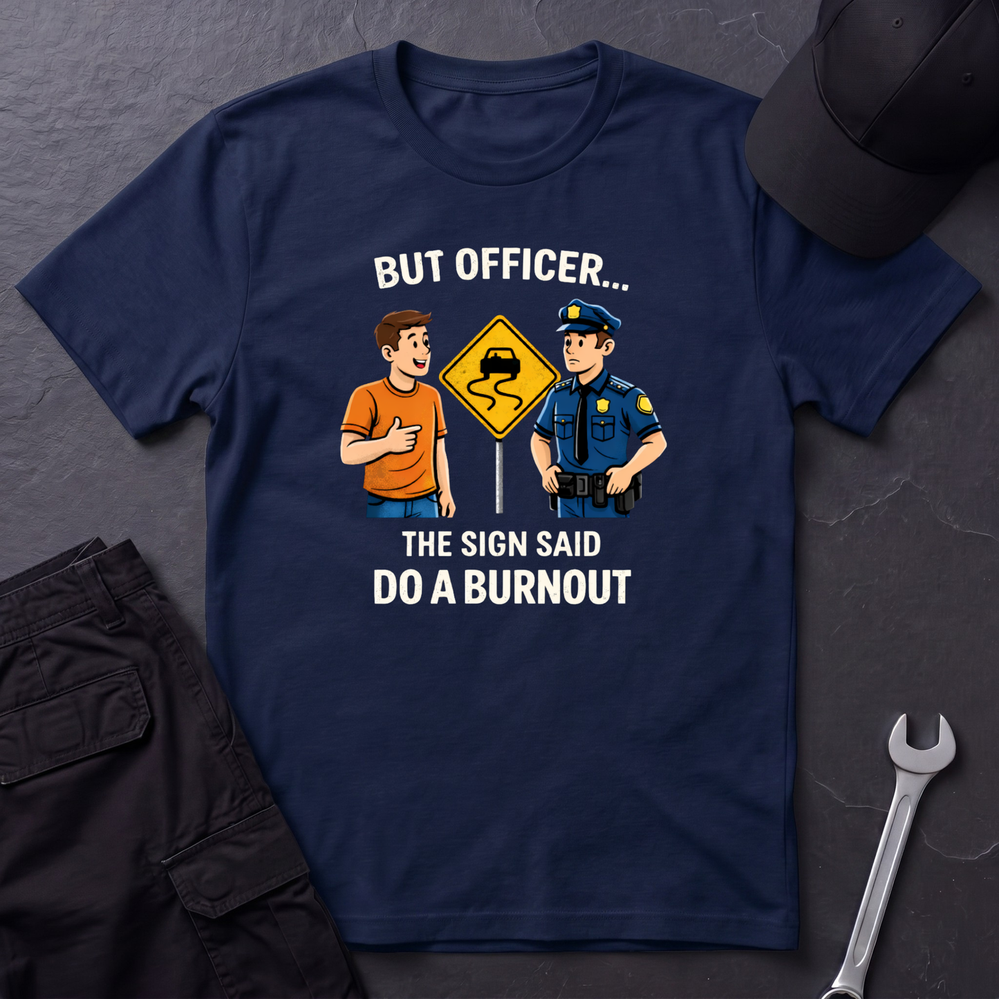 But Officer color T-Shirt