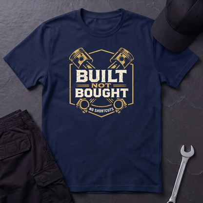 Built Not Bought Pistons T-Shirt
