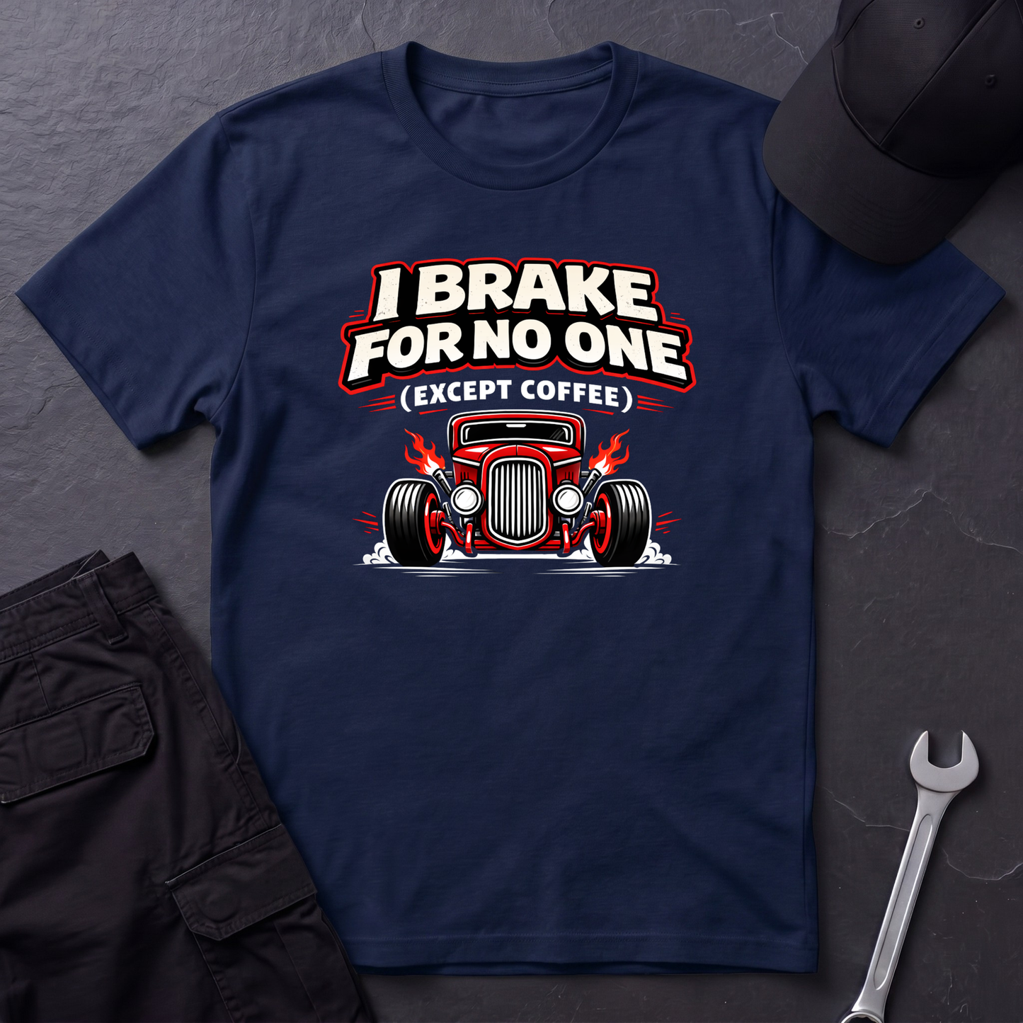I Brake For No One Except Coffee  T-Shirt
