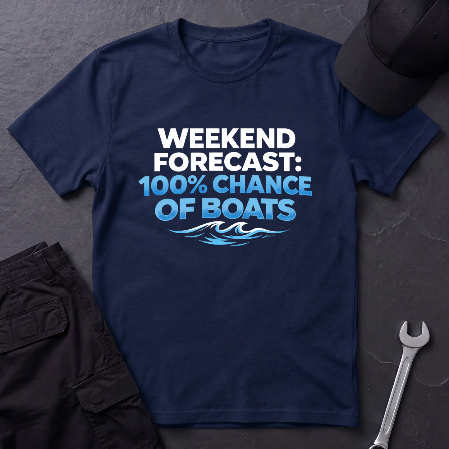 100% Chance Of Boats T-Shirt