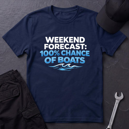 100% Chance Of Boats T-Shirt