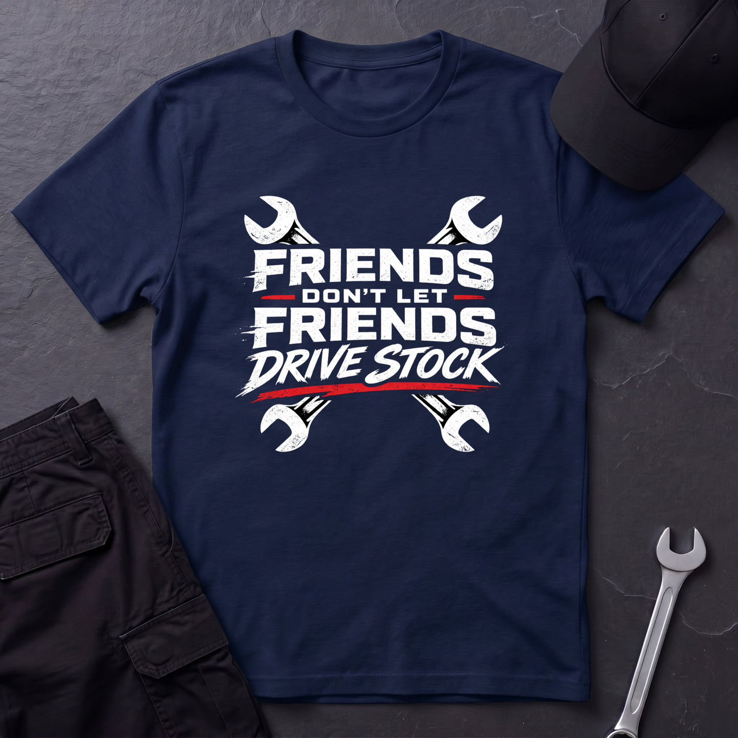 Don't Let Friends Drive Stock  T-Shirt